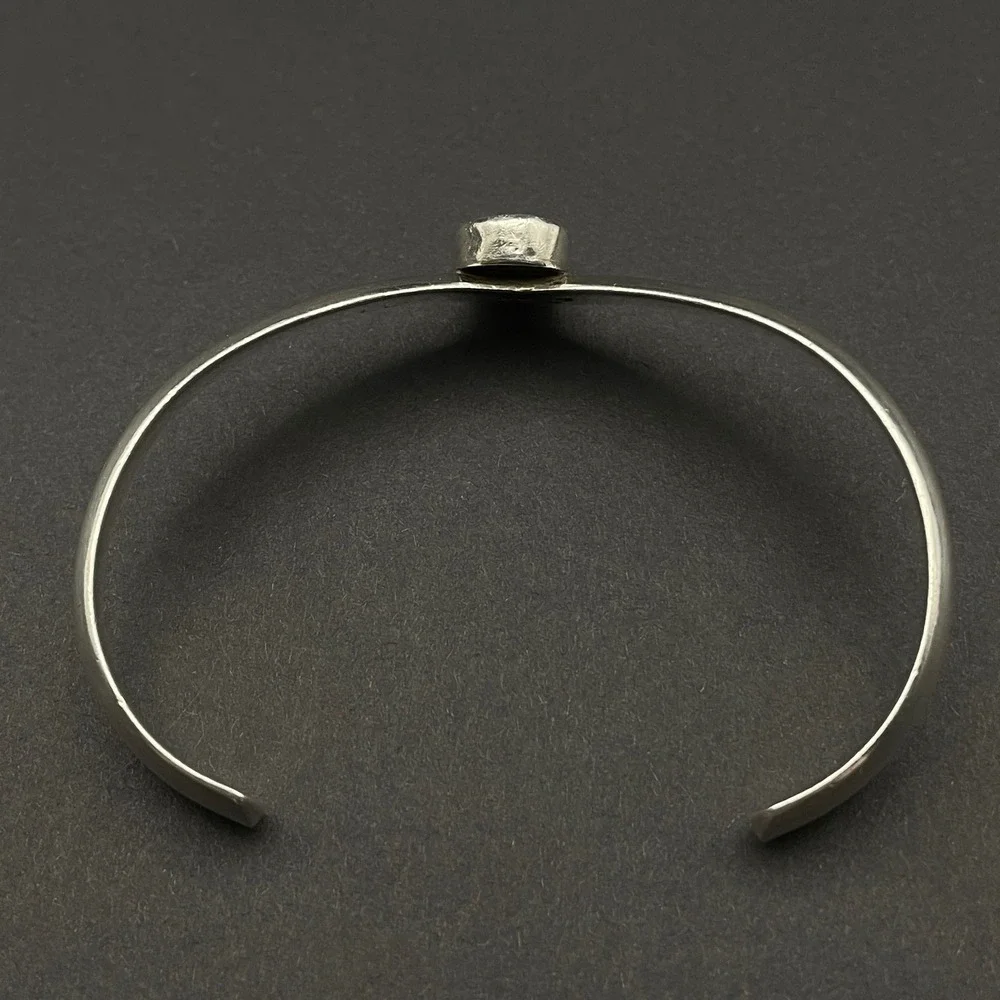 Somerset Sterling Silver Turquoise Cuff Bracelet Boho Chevron Stacking‎ Cuff